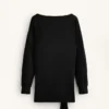 Long Soft-Touch Modal Sweatshirt with Knot Detail Long Soft-Touch Modal Sweatshirt with Knot Detail