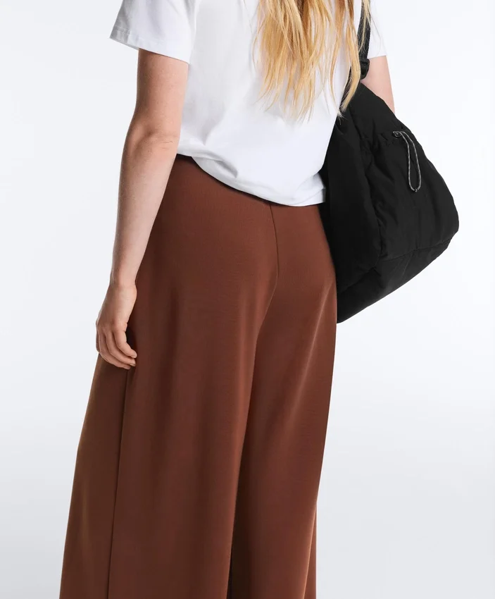 Long Trousers with Soft Touch Modal and Pleat Detail Long Trousers with Soft Touch Modal and Pleat Detail