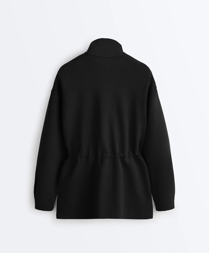 Long Utility Jacket with Soft-Touch Modal Long Utility Jacket with Soft-Touch Modal