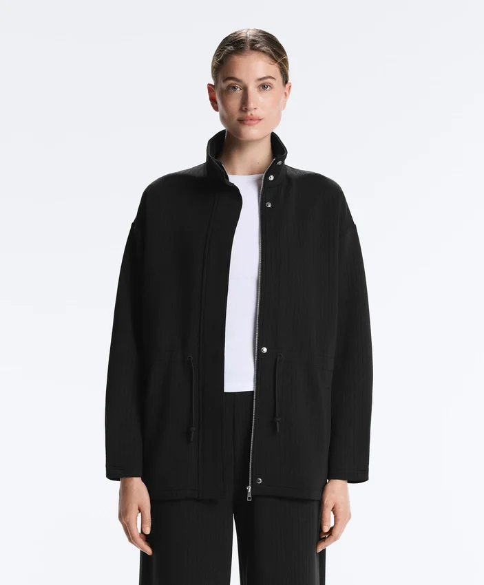 Long Utility Jacket with Soft-Touch Modal Long Utility Jacket with Soft-Touch Modal