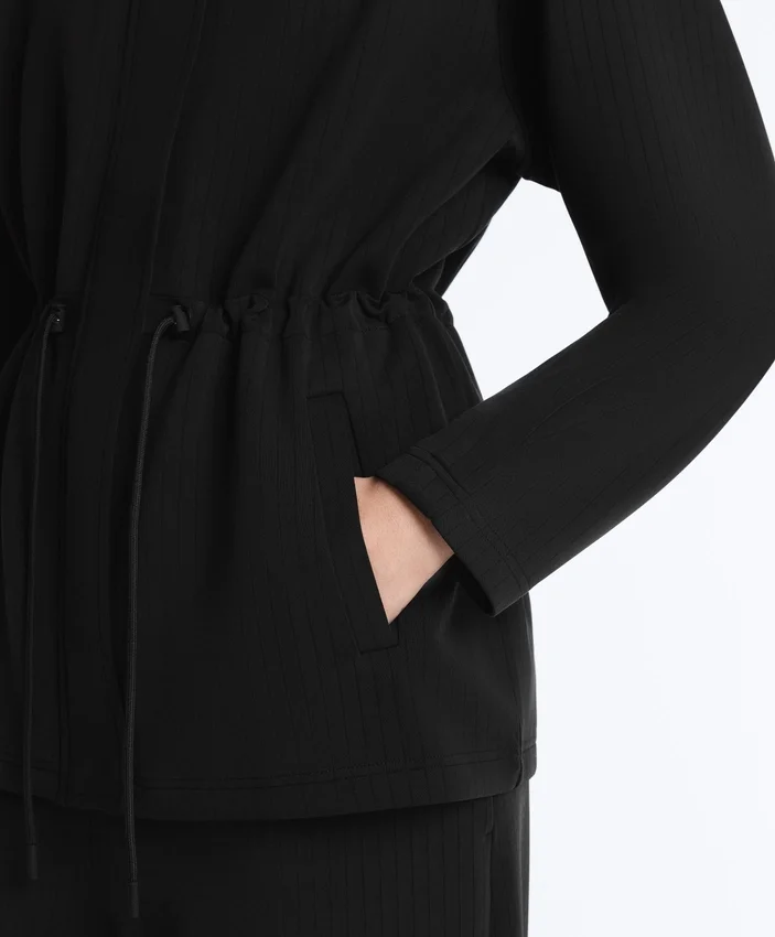 Long Utility Jacket with Soft-Touch Modal Long Utility Jacket with Soft-Touch Modal