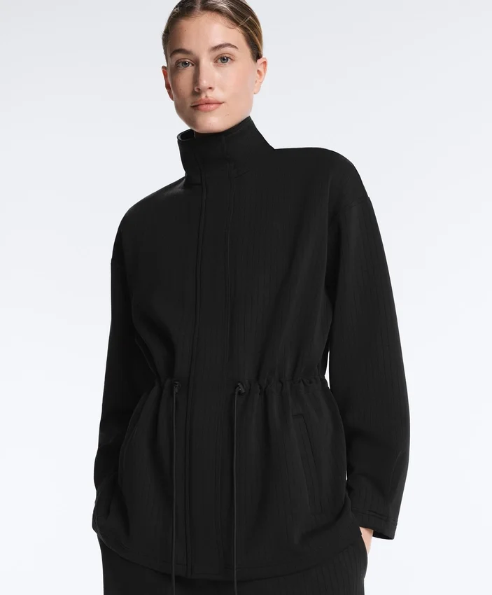 Long Utility Jacket with Soft-Touch Modal Long Utility Jacket with Soft-Touch Modal