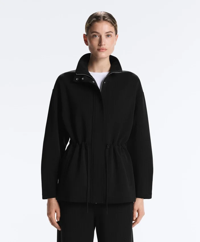 Long Utility Jacket with Soft-Touch Modal Long Utility Jacket with Soft-Touch Modal