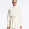 Long Utility Jacket with Twill Belt Long Utility Jacket with Twill Belt