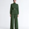 Long Utility Jacket with Twill Belt Long Utility Jacket with Twill Belt