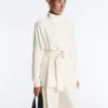 Long Utility Jacket with Twill Belt Long Utility Jacket with Twill Belt