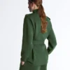 Long Utility Jacket with Twill Belt Long Utility Jacket with Twill Belt