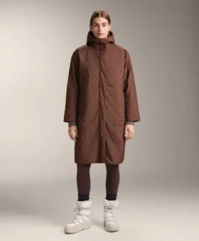 Long Water-Repellent Fellex® Aerogel Padded Jacket