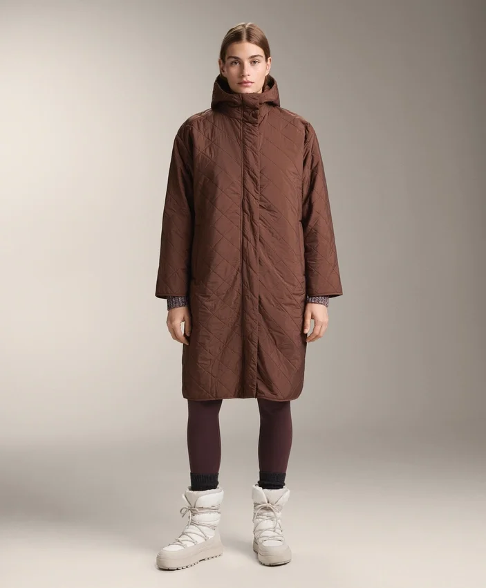 Long Water-Repellent Fellex® Aerogel Padded Jacket Long Water-Repellent Fellex® Aerogel Padded Jacket