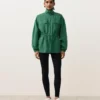 Lyocell and 24% Linen Blend Ruched Waist Jacket Lyocell and 24% Linen Blend Ruched Waist Jacket