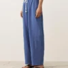 Lyocell Blend and 24% Linen Straight Trousers Lyocell Blend and 24% Linen Straight Trousers