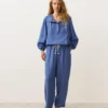 Lyocell Blend and 24% Linen Straight Trousers Lyocell Blend and 24% Linen Straight Trousers