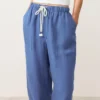 Lyocell Blend and 24% Linen Straight Trousers Lyocell Blend and 24% Linen Straight Trousers