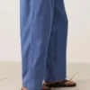 Lyocell Blend and 24% Linen Straight Trousers Lyocell Blend and 24% Linen Straight Trousers