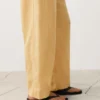 Lyocell Blend and 24% Linen Straight Trousers Lyocell Blend and 24% Linen Straight Trousers
