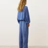 Lyocell Blend and 24% Linen Straight Trousers Lyocell Blend and 24% Linen Straight Trousers
