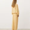 Lyocell Blend and 24% Linen Straight Trousers Lyocell Blend and 24% Linen Straight Trousers