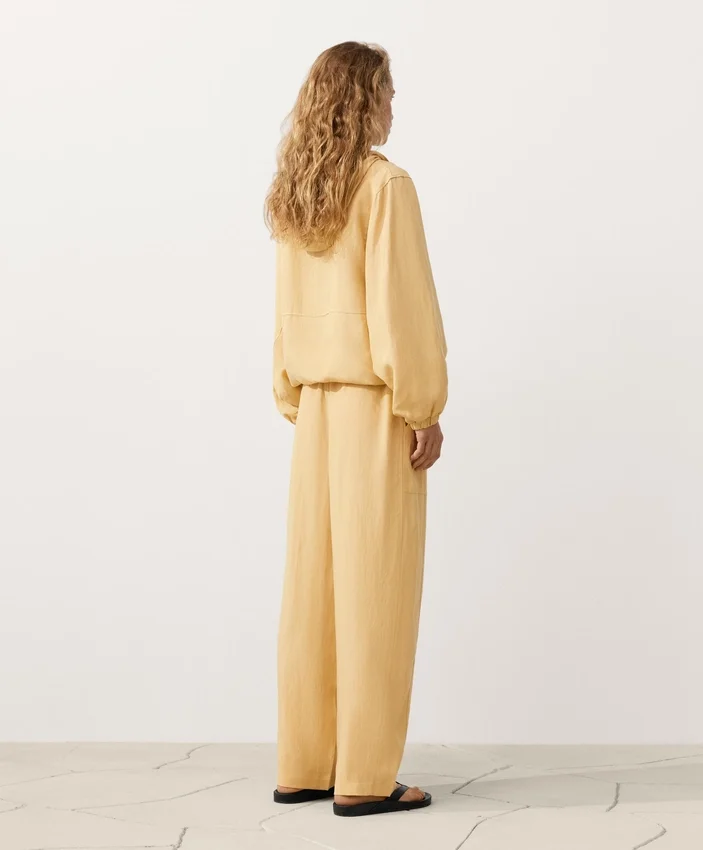 Lyocell Blend and 24% Linen Straight Trousers Lyocell Blend and 24% Linen Straight Trousers
