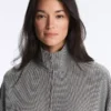 Lyocell Blend Gingham Bomber Jacket Lyocell Blend Gingham Bomber Jacket