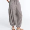 Lyocell Blend Gingham Maxi Bloomer Trousers Lyocell Blend Gingham Maxi Bloomer Trousers