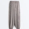 Lyocell Blend Gingham Maxi Bloomer Trousers Lyocell Blend Gingham Maxi Bloomer Trousers