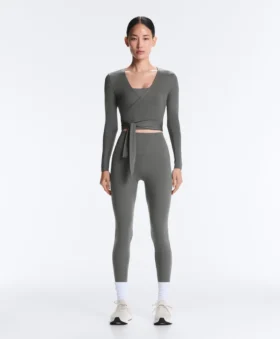 Lyocell Blend Wrap T-Shirt