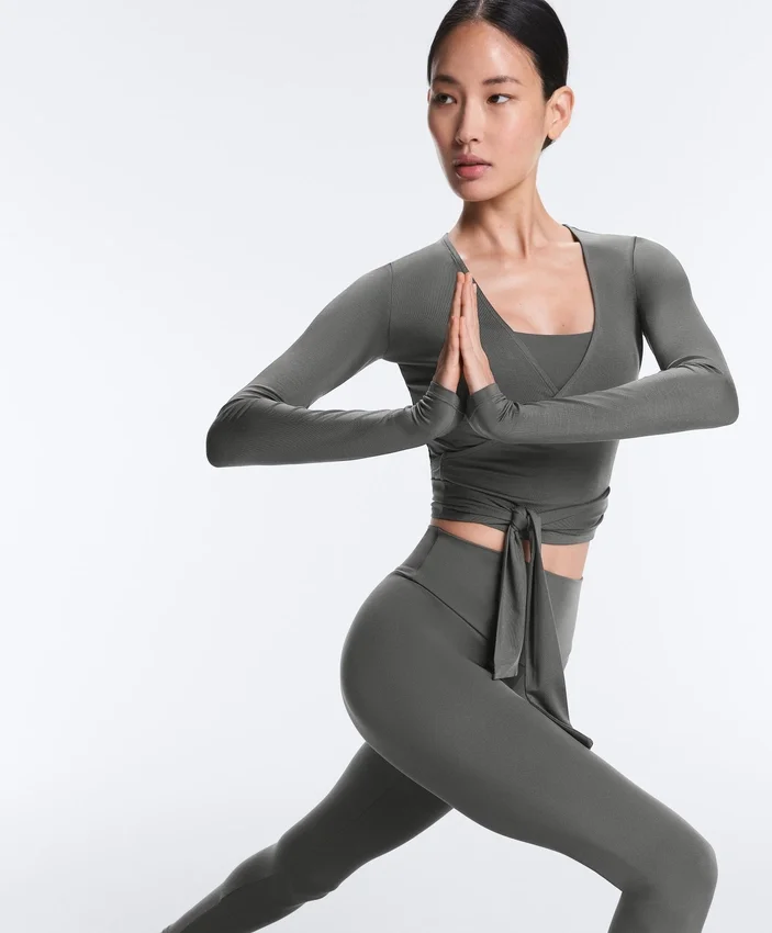 Lyocell Blend Wrap T-Shirt Lyocell Blend Wrap T-Shirt