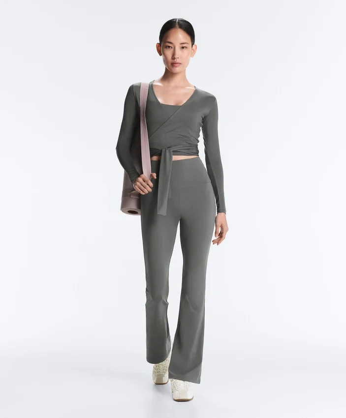 Lyocell Blend Wrap T-Shirt Lyocell Blend Wrap T-Shirt