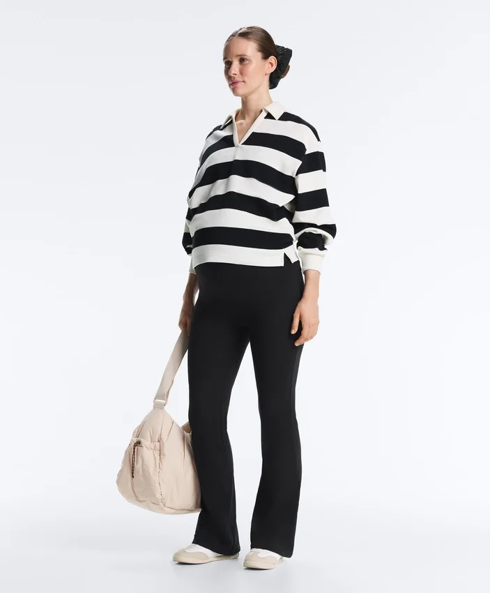 Maternity Comfortlux 80Cm Flare Trousers Maternity Comfortlux 80Cm Flare Trousers