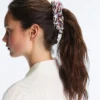 Maxi Striped 100% Cotton Scrunchie