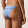 Medium-Coverage Check Print Tie Bikini Briefs Medium-Coverage Check Print Tie Bikini Briefs