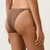 Medium-Coverage Tie Bikini Briefs with Mini Polka Dot Print Medium-Coverage Tie Bikini Briefs with Mini Polka Dot Print