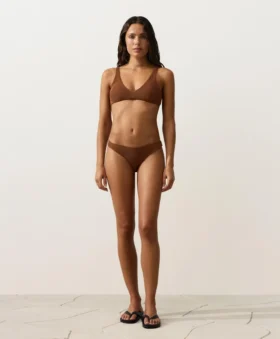 Medium-Coverage U-Cut Crinkle Bikini Briefs