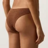 Medium-Coverage U-Cut Crinkle Bikini Briefs Medium-Coverage U-Cut Crinkle Bikini Briefs