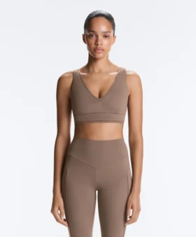 Medium-Support Comfortlux Sports Bra with Hemstitch