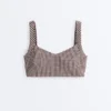 Medium Support Gingham Sports Bra Medium Support Gingham Sports Bra