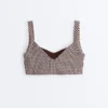 Medium Support Gingham Sports Bra Medium Support Gingham Sports Bra