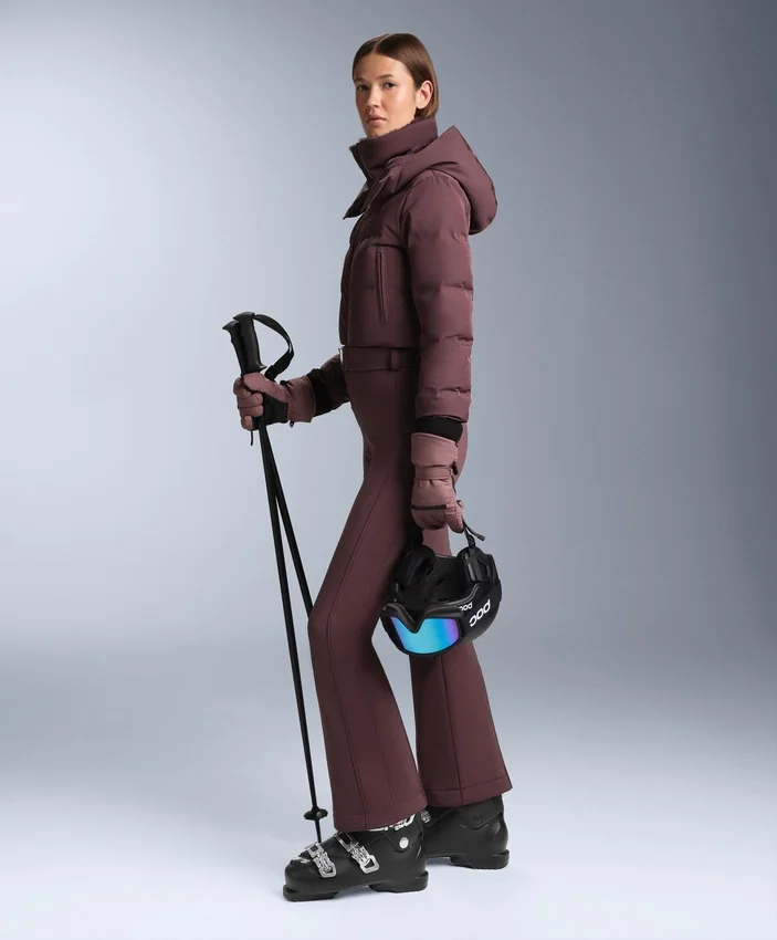 Minardi Piume Ski Water-Resistant Padded Jumpsuit with 80% Down and 20% Feather Filling Minardi Piume Ski Water-Resistant Padded Jumpsuit with 80% Down and 20% Feather Filling