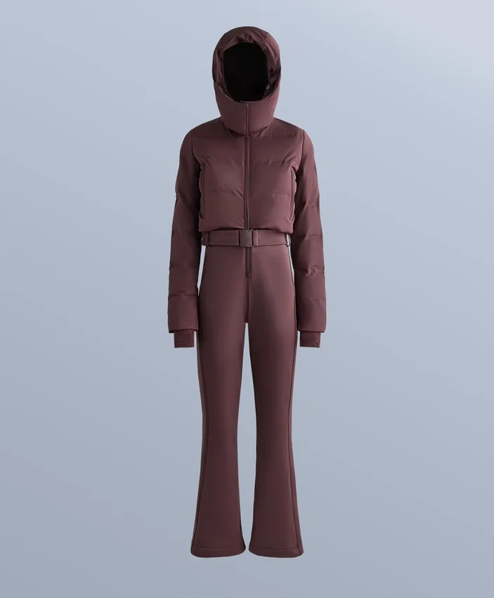 Minardi Piume Ski Water-Resistant Padded Jumpsuit with 80% Down and 20% Feather Filling Minardi Piume Ski Water-Resistant Padded Jumpsuit with 80% Down and 20% Feather Filling