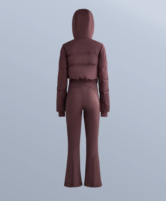 Minardi Piume Ski Water-Resistant Padded Jumpsuit with 80% Down and 20% Feather Filling Minardi Piume Ski Water-Resistant Padded Jumpsuit with 80% Down and 20% Feather Filling