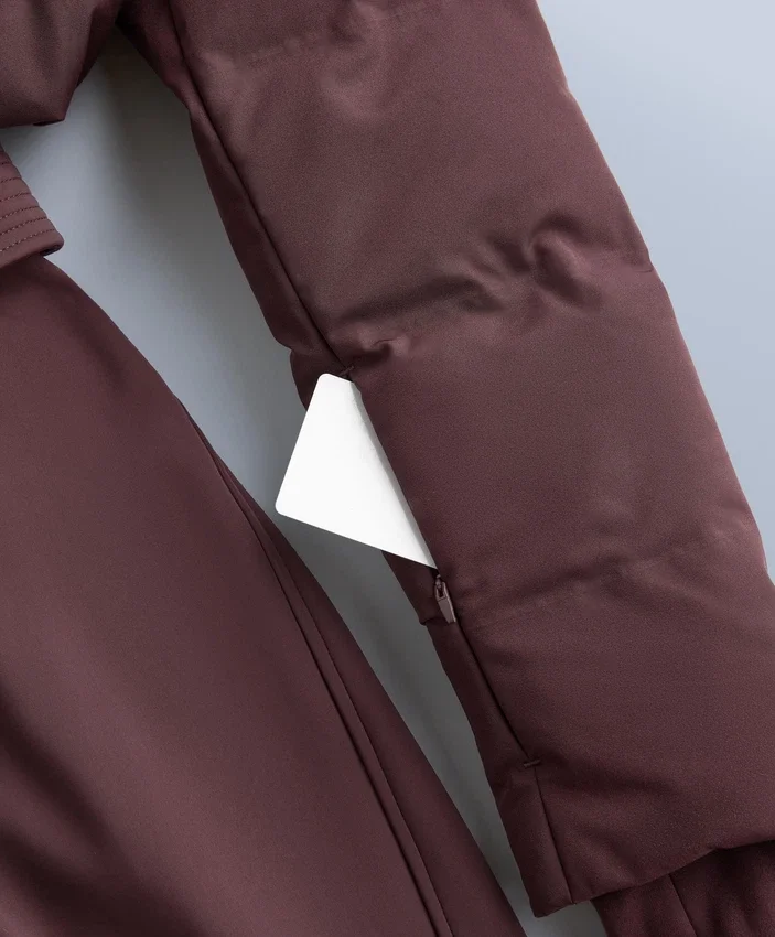 Minardi Piume Ski Water-Resistant Padded Jumpsuit with 80% Down and 20% Feather Filling Minardi Piume Ski Water-Resistant Padded Jumpsuit with 80% Down and 20% Feather Filling