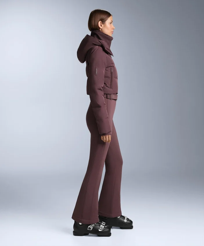 Minardi Piume Ski Water-Resistant Padded Jumpsuit with 80% Down and 20% Feather Filling Minardi Piume Ski Water-Resistant Padded Jumpsuit with 80% Down and 20% Feather Filling