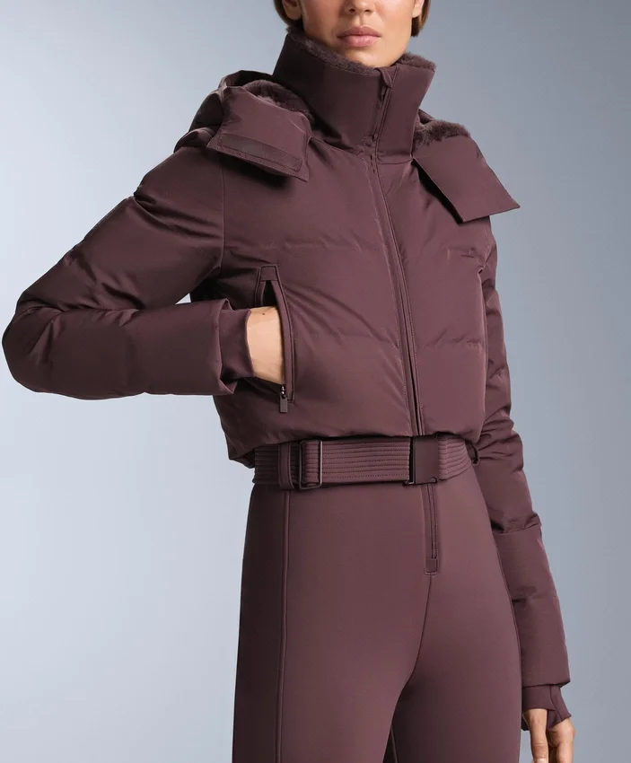 Minardi Piume Ski Water-Resistant Padded Jumpsuit with 80% Down and 20% Feather Filling Minardi Piume Ski Water-Resistant Padded Jumpsuit with 80% Down and 20% Feather Filling