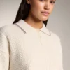 Mini Cable Knit Polo Neck Jumper Mini Cable Knit Polo Neck Jumper