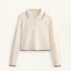 Mini Cable Knit Polo Neck Jumper Mini Cable Knit Polo Neck Jumper