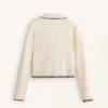 Mini Cable Knit Polo Neck Jumper Mini Cable Knit Polo Neck Jumper