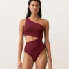 Mini Check Jacquard Asymmetric Trikini Mini Check Jacquard Asymmetric Trikini