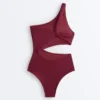 Mini Check Jacquard Asymmetric Trikini Mini Check Jacquard Asymmetric Trikini