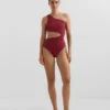 Mini Check Jacquard Asymmetric Trikini Mini Check Jacquard Asymmetric Trikini