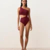 Mini Check Jacquard Asymmetric Trikini Mini Check Jacquard Asymmetric Trikini
